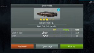 My Fishing World : Змееголов (Ежедневное задание, Холодное озеро) #myfishingworld