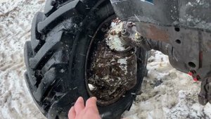 Передний мост МТЗ-82.1 с фронтальный погрузчиком