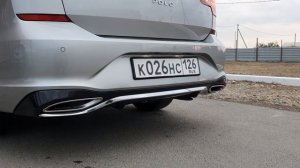 Раздвоенный AMG выхлоп Поло Лифтбек