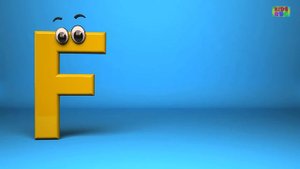 Phonics Letter- F song | Nursery Rhymes For Kids | Learning Videos For Babies