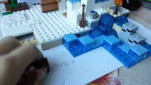 Lego Minecraft Снежное убежище. 1-ый набор лего майнкрафт.