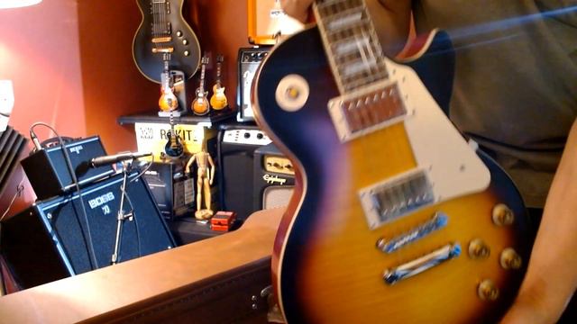 2021 Epiphone (Gibson) 1959 Les Paul Standard - Aged Dark Burst смотреть онлайн