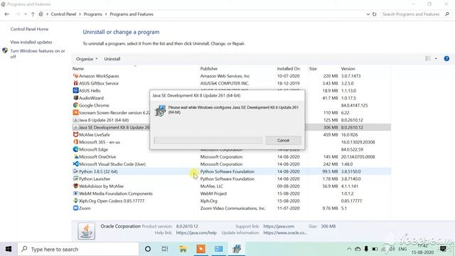 How to Uninstall Java SDK from Window Machine - 10/8/7