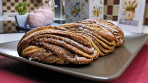 Творожная ПЛЕТЕНКА необыкновенной КРАСОТЫ и ВКУСНОТЫ! Тесто за 5 минут и в духовку!.mp4