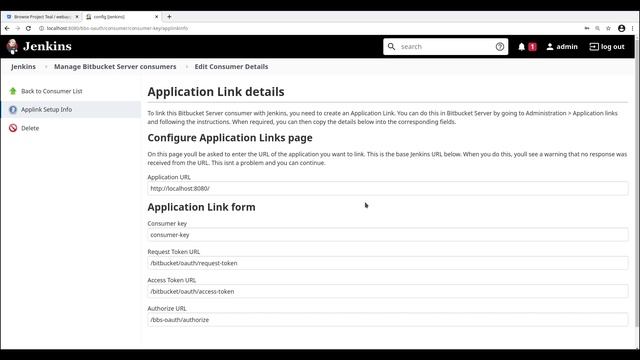 Creating an Application Link between Bitbucket and Jenkins смотреть онлайн