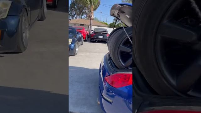 Picking up new drift spares! HR 350z anniversary wheels ? смотреть онлайн