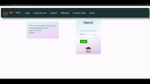 React banking application, Walkthrough overview of project with routing and global state. смотреть онлайн