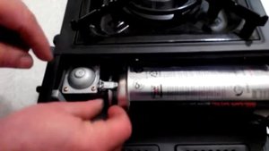 Портативная плита однокомфорочная с пьезоподжигом