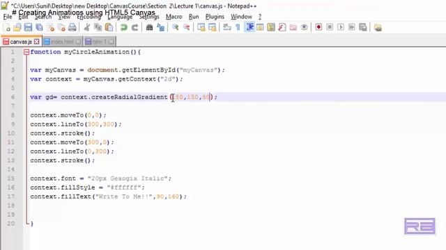 Creating Animations using HTML5 Canvas смотреть онлайн