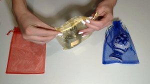 Подарочные мешочки из органзы