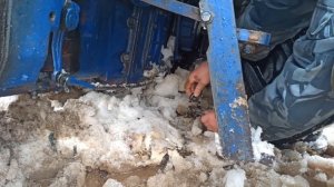 ЗАСТРЯЛИ НА МТЗ-50 В ГЛУБОКОМ СНЕГУ