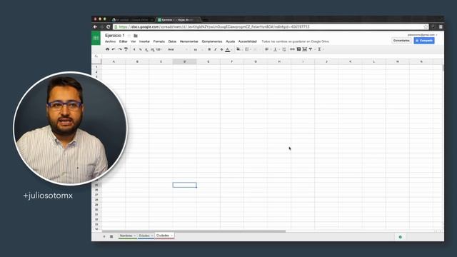 Como crear y configurar hojas de calculo de Google Drive смотреть онлайн
