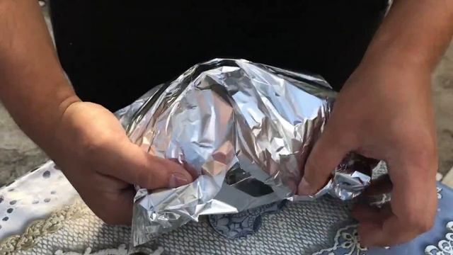 Рулька на мангале (закрытом) / Свиная рулька рецепт.