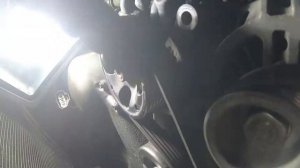 Как поменять ремень генератора, гура, кондиционера на Subaru ez30d. Схема установки ремня, роликов.