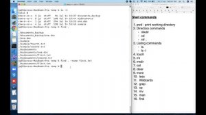Mac & Linux Shell - Part 4 - Tamil [ Basic commands ]