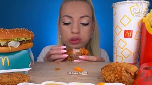 ASMR MCDONALDS, 맥도날드 먹방, FRIED CHICKEN, BURGER, FRENCH FRIES, PIE, CHICKEN NUGGETS, MUKBANG 먹방, 4K