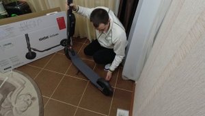 Электросамокат NINEBOT E45 распаковка сборка обзор первое впечатление