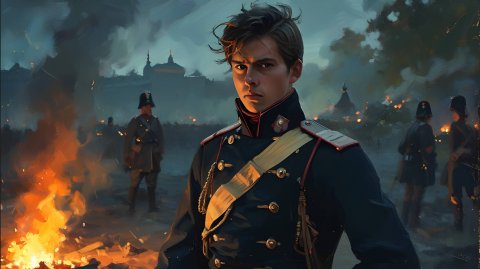 (Песня Пушкина) «Война». (Клип, создан нейросетью)