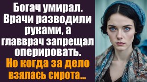 Богач умирал. Врачи разводили руками, в главврач запрещал оперировать. Но едва за дело взялась сирот