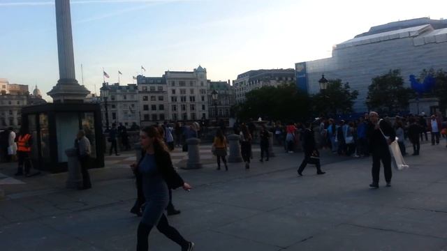 Лондон. На Трафальгарской площади. London. Trafalgar Square смотреть онлайн