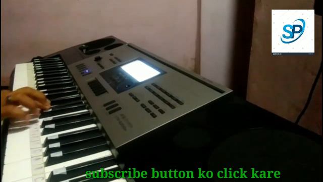 Dill Diya gallan (tiger jinda hai) cover song tune play Casio keyboard смотреть онлайн