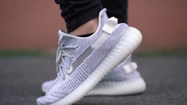 Кроссовки Adidas Yeezy 350 V2 Static FULL REFLECTIVE - Адидас Изи Буст смотреть онлайн