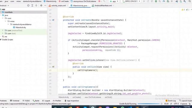Image Picker using StartActivityResult Android смотреть онлайн