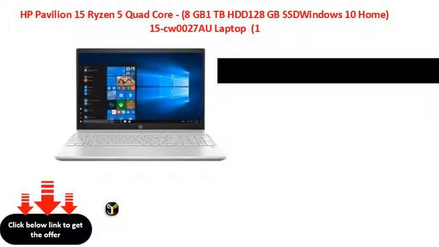 HP Pavilion 15 Ryzen 5 Quad Core - (8 GB1 TB HDD128 GB SSDWindows 10 Home) 15-cw0027AU Laptop (1 смотреть онлайн