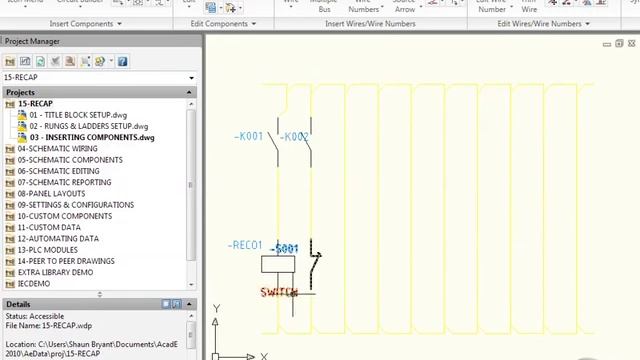 AutoCAD Electrical_Ryuzin (15 04 Editing Components) смотреть онлайн