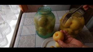 Моченые яблоки в банках. Антоновка и лесные яблоки. Отзыв на рецепт.Дегустация.