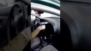 Обогрев машины феном