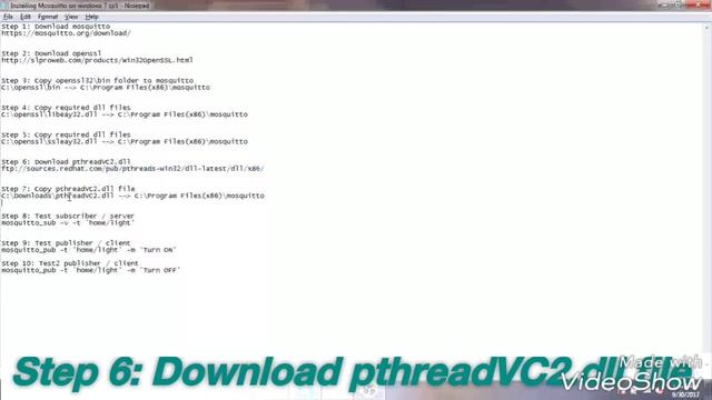Installing Mosquitto Broker on windows смотреть онлайн