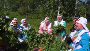 Национальный обрядовый праздник «Вязание веников» ("Себерке бәйләү "милли йола бәйрәме
