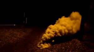 Smoke cartrige based on paraffin. Парафиновая дымовая шашка.