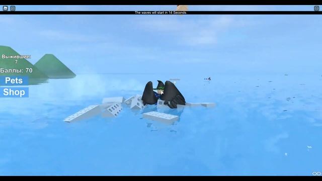 ВЫЖИВАЕМ ВО ВРЕМЯ ЦУНАМИ В TSUNAMI SURVIVAL(роблокс)
