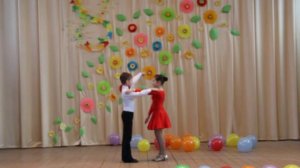 8 марта, ГБОУ школа 978, танец "Джайв"
