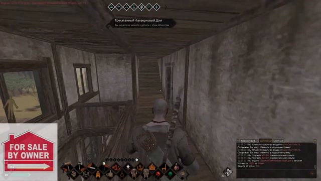 Большой трёхэтажный дом (House for sale) в Life is Feudal MMO смотреть онлайн