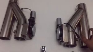 Электронная заслонка для выхлопа / electronic exhaust