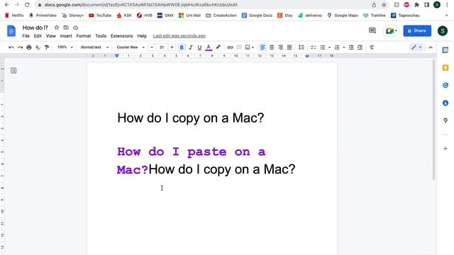 HOW TO: Cut, Copy, and Paste on APPLE MAC (Mac Basics) смотреть онлайн