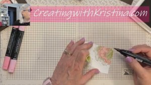 Spotlight card Technique Calming Camellia