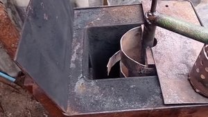 печь на отработке для сушки дров ??