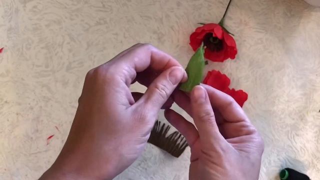 Маки из гофрированной бумаги смотреть онлайн