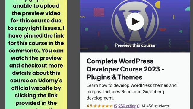 Complete WordPress Developer Course 2023 - Plugins & Themes