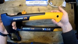 обзор топоров FISKARS X7 и FISKARS X17