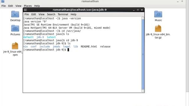 Java 9 (Oracle JDK 9), How to install in Redhat Linux 6 |Java SE 9| JRE 9