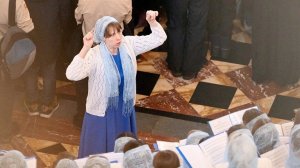 Патриаршая Литургия! Храм Христа Спасителя! "Тон Деспотин" (Румынское)