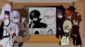 BSD reacts to BEAST AU | no pt 2 :( | short like chuuya ♡``