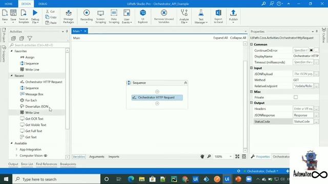 UiPath Orchestrator API Using Orchestrator HTTP Request Activity | Part 5 | Get Robot Logs смотреть онлайн