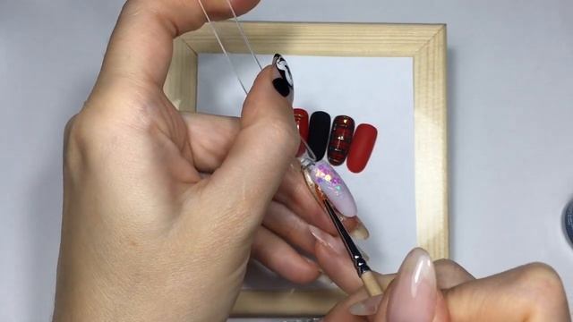 Быстрый новогодний маникюр. Слайдер дизайн. смотреть онлайн