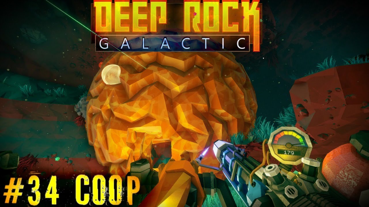 Обновление 32 Рельсы Бурдозер Deep Rock Galactic прохождение кооператив часть #34